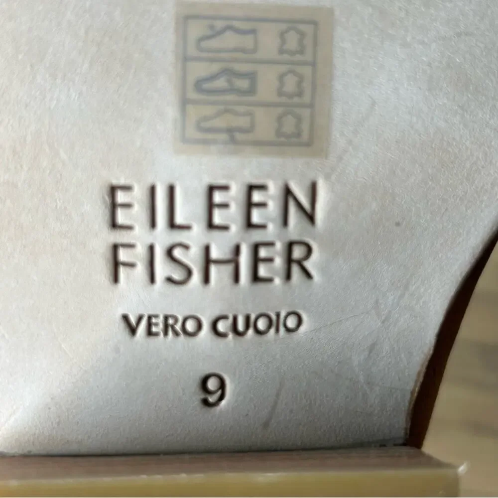 Eileen Fisher Tote Bootie Cognac Size 9 - Picture 11 of 11